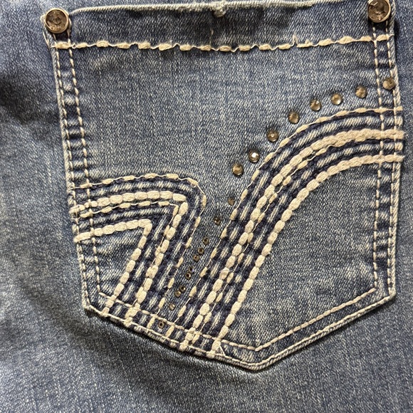 Vanilla Star Dark Blue Boot Cut Jeans - Picture 3 of 5